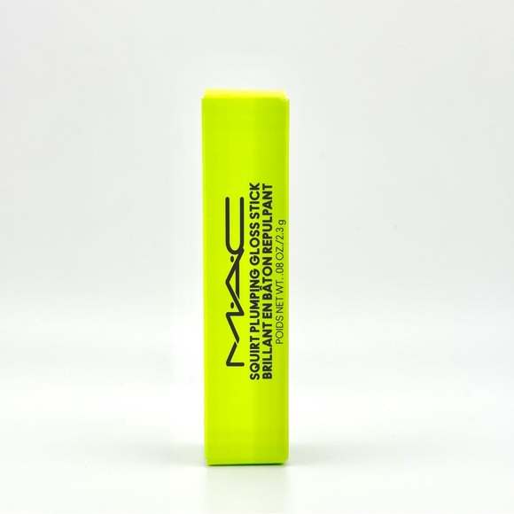 MAC Squirt Plumping Gloss #15 Like Squirt Lime Transparent Lip Gloss w/Pouch NIB - Picture 2 of 9